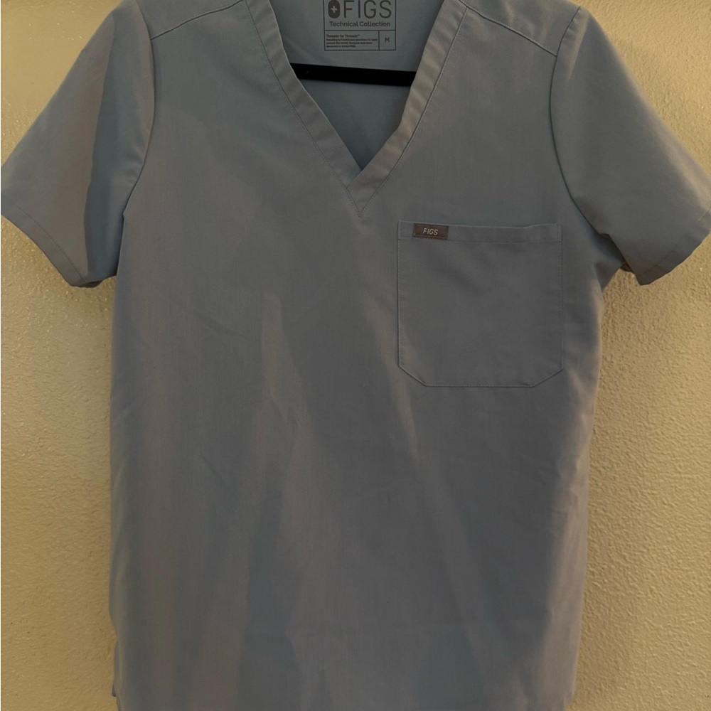 Figs Dusty Blue Scrub Set